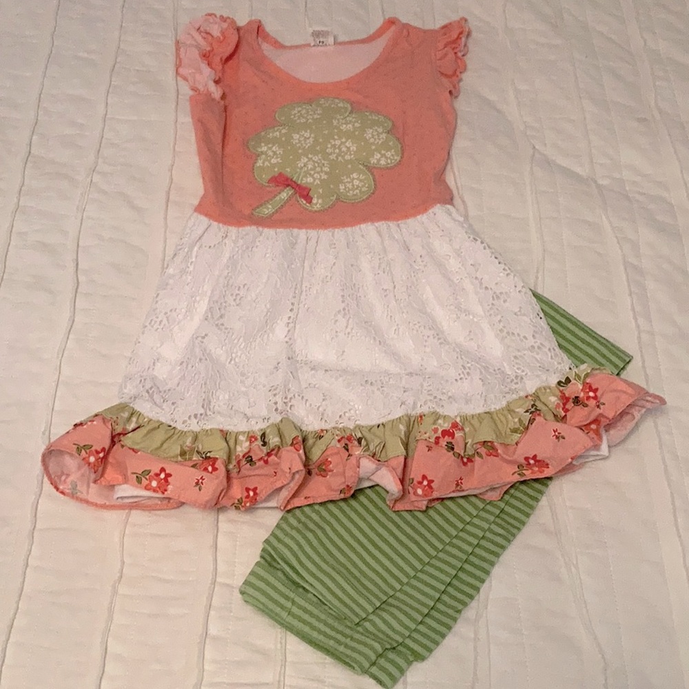 Ricrac and ruffles outfit